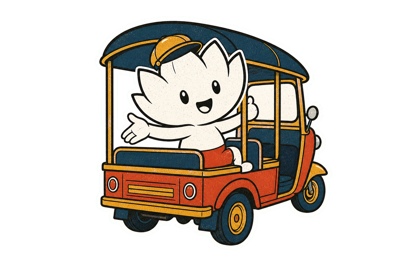 Kiki t'invite en tuk-tuk pour l'aventure en Thaïlande